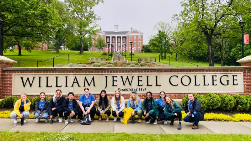 Arriving to William Jewell College for TSLW