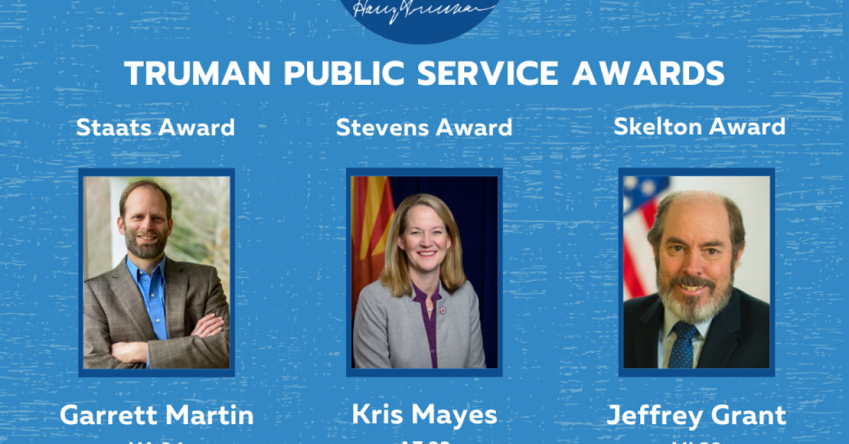 Truman Center for National Policy  Award for Exceptional Moral Courage in  Public Service